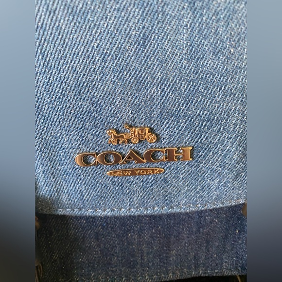 Coach Lucy Denim Crossbody Denim Bag RARE FIND - Picture 13 of 14